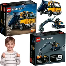 klocki-lego-technics-2w1-wywrotka-z-naczepa-koparka-prezent-dla-789-latka