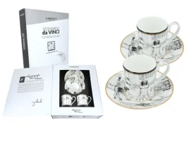 kpl-2-filizanek-espresso-l-da-vinci-czlowiek-witruwianski-carmani