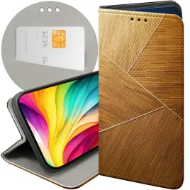 etui-z-klapka-do-samsung-galaxy-a16-wzory-brazowe-drewniane-brown-futeral