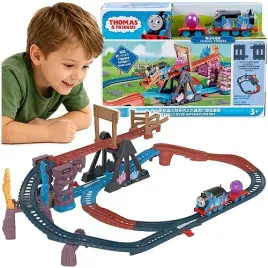 tomek-i-przyjaciele-kolejka-tory-pociag-krysztalowa-jaskinia-fisher-price