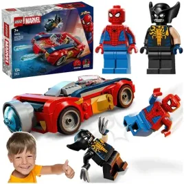lego-marvel-spider-man-w-samochodzie-kontra-zvenomowany-wolverine-76336