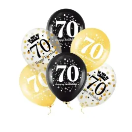 balony-na-70-urodziny-30cm-6-sztuk-400157