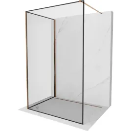 mexen-kioto-scianka-walk-in-110x90-cm-czarny-wzor-rozowe-zloto