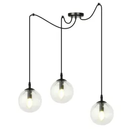 lampa-wiszaca-gigi-3-bl-transparent-pajak-klosze-czarna