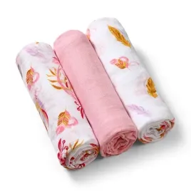miekkie-pieluszki-muslinowe-bambusowe-bialy-rozowy-premium-3-sztuki