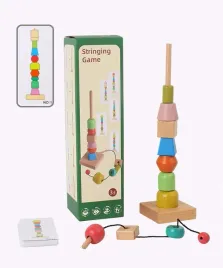 drewniana-wieza-edukacyjna-z-kartami-zadan-montessori
