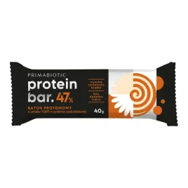 Zdjęcie produktu BATON PROTEINOWY PRIMABIOTIC PROTEIN BAR smak toffi 1szt. Białko Bez cukru