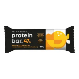 Zdjęcie produktu BATON PROTEINOWY PROTEIN BAR PRIMABIOTIC smak mango 1szt. Białko Bez Cukru