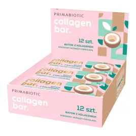 Zdjęcie produktu BATON COLLAGEN PRIMABIOTIC BAR BOX smak kokosowy 12szt.