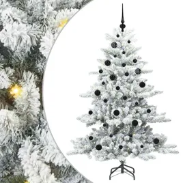 sztuczna-choinka-na-zawiasach-150-cm-z-dekoracyjnymi-lampkami-led-biala
