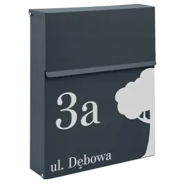 antracytowa-skrzynka-pocztowa-slim-na-listy-z-twoim-adresem-napis-wzor-6