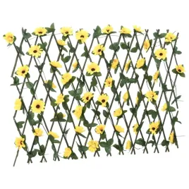 vidaxl-kratka-ze-sztucznym-bluszczem-rozsuwana-zolta-180x60-cm
