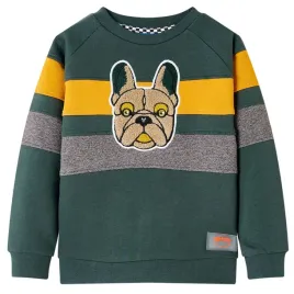 bluza-dziecieca-ciemnozielona-104