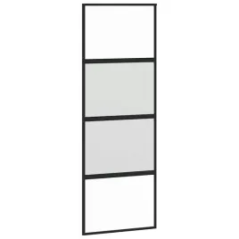 drzwi-przesuwne-czarne-76x205-cm-szklo-hartowane-aluminium