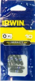irwin-bit-grot-koncowka-udarowy-impact-bity-groty-udarowe-pz3-25mm-10szt