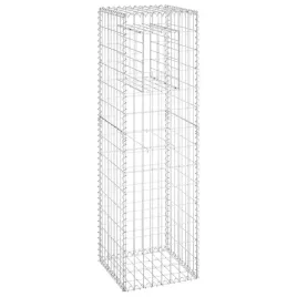 kosz-gabionowy-40x40x140-cm-srebrny-zelazo