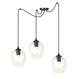 lampa-wiszaca-level-3-bl-transparent-pajak-klosze-czarna