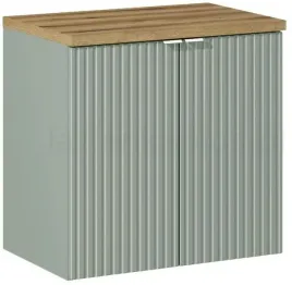 comad-line-reed-green-szafka-60-cm-podumywalkowa-wiszaca-z-blatem-zielona