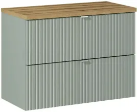 comad-line-reed-green-szafka-80-cm-podumywalkowa-wiszaca-z-blatem-zielona