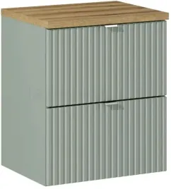 comad-line-reed-green-szafka-50-cm-podumywalkowa-wiszaca-z-blatem-zielona