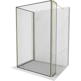 mexen-kioto-scianka-prysznicowa-3d-hartowana-zloty-profil-140x110x30