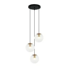 lampa-wiszaca-sarpo-pnd-58867-3s-bk-bro-kaskada-kule-mosiadz-przezroczysta