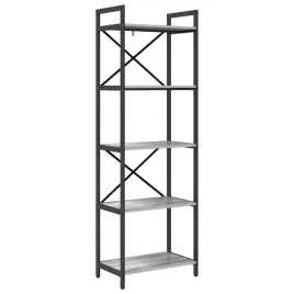 polka-na-ksiazki-szary-sonoma-56-x-34-x-171-cm