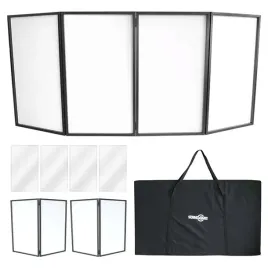 parawan-ekran-screen-dj-kompaktowy-zestaw-przenosny-4-elementy-biale-etui