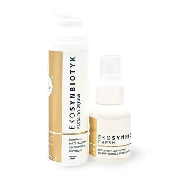 EkoSynbiotyk DuoPack - pasta do zębów 75ml spray odświeżający 50ml