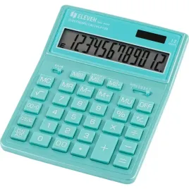 eleven-kalkulator-biurowy-sdc444xrgne-turkusowy-odcien-perlowy