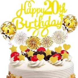 topper-na-tort-zloty-happy-birthday-20-urodziny