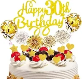 topper-na-tort-zloty-happy-birthday-30-urodziny