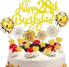 topper-na-tort-zloty-happy-birthday-28-urodziny