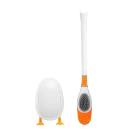 szczotka-do-wc-sililonowa-kaczka-biala-uchwyt-2w1