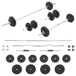 uniwersalny-zestaw-treningowy-30-kg-czarny-165-cm
