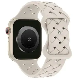 beline-pasek-apple-watch-silicone-woven-42-44-45-49mm-bezowy-starlight-box