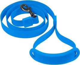 smycz-niebieska-duzy-pies-dlugosc-14m-pvc-nylon-wodoodporna-treningowa