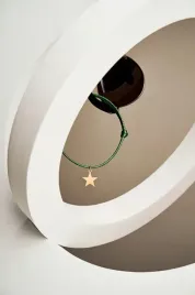 bransoletka-sznurkowa-z-zawieszka-sisi-sznurek-czielon-star-gold