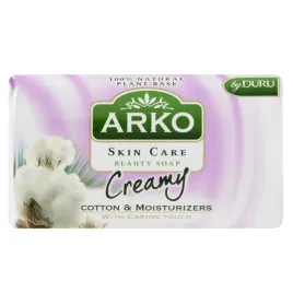 arko-skin-care-beauty-soap-creamy-cottonandmoisturizers-mydlo-w-kostce-90-g