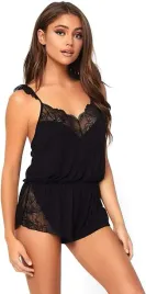 pizama-onesie-kombinezon-krotki-leg-avenue-czarny-na-ramiaczkach-l