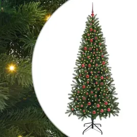 elegancka-sztuczna-choinka-bozonarodzeniowa-z-lampkami-led-210-cm-zielon