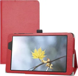 etui-tablet-alldocube-iplay-8t-czerwone-imitacja-skory-zamykane-z-klapka
