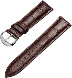 pasek-do-zegarka-brazowy-skora-cieleca-uniwersalny-srebrna-klamra-18mm