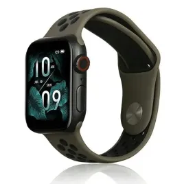 beline-pasek-apple-watch-sport-silicone-42-44-45-49mm-brazowo-czarny-brown