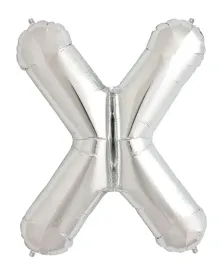 srebrny-balon-ksztalt-litery-40cm-srebrna-litera-x