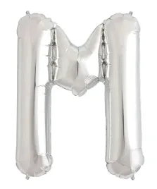 srebrny-balon-ksztalt-litery-40cm-srebrna-litera-m