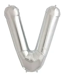 srebrny-balon-ksztalt-litery-40cm-srebrna-litera-v
