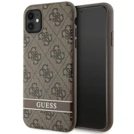 guess-guhcn61p4snw-iphone-11-xr-brazowy-brown-hardcase-4g-stripe