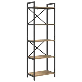 polka-na-ksiazki-dab-rzemieslniczy-56-x-34-x-171-cm