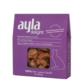 Zdjęcie produktu Ayla Cat Filet z piersi kaczki ze skórą Liofilizowany 28g